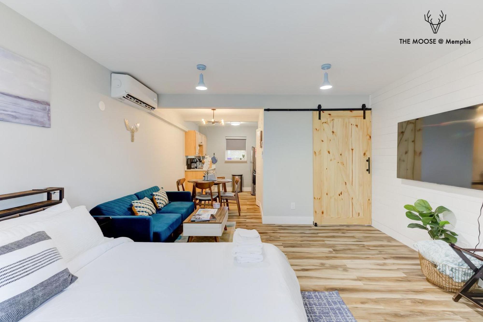 Apartament The Moose #11 - Luxe Modern Loft With King Bed, Free Parking & Wi-Fi Memphis Zewnętrze zdjęcie